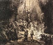 REMBRANDT Harmenszoon van Rijn The Three Crosses oil painting reproduction